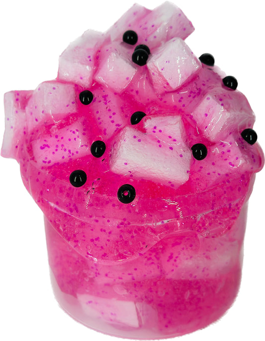 Boba Tea Lychee Pink Slime