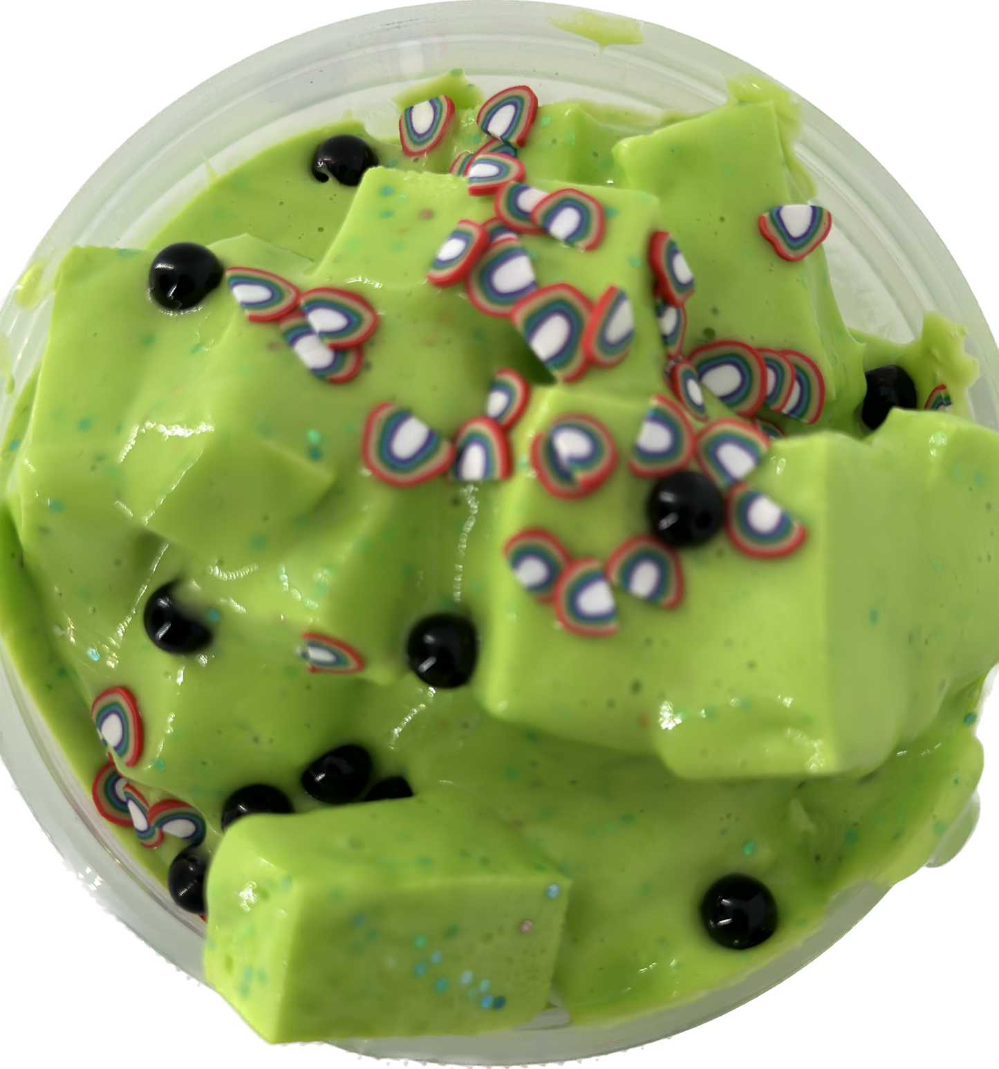 Green Boba Lychee Slime